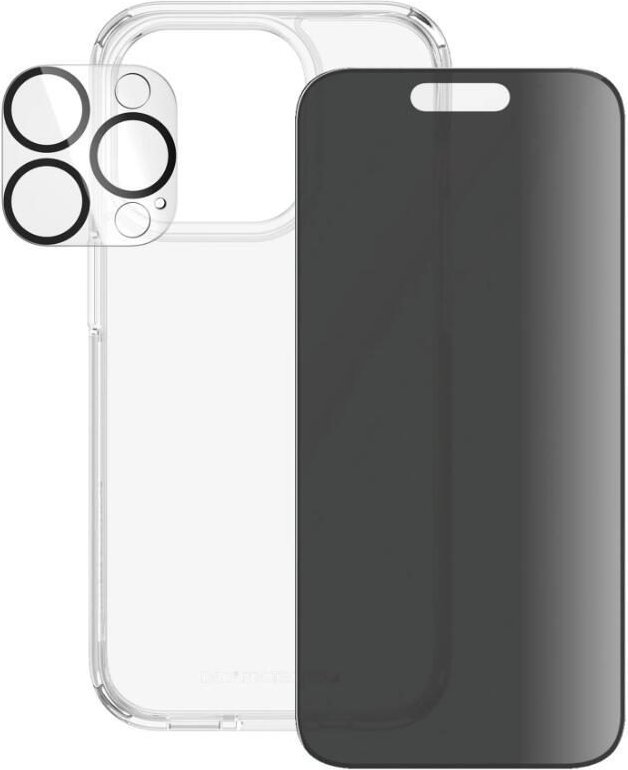 PanzerGlass™ Privacy 3-in-1 Set - iPhone 15 Pro