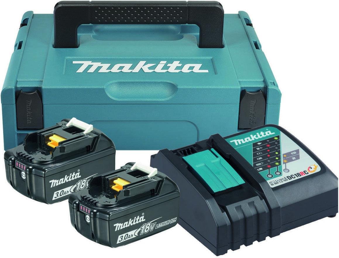 Thumbnail - Power Source Kit 2x Akku BL1830B 18V 3,0 Ah, Schnellladegerät DC18RC, MAKPAC Gr.