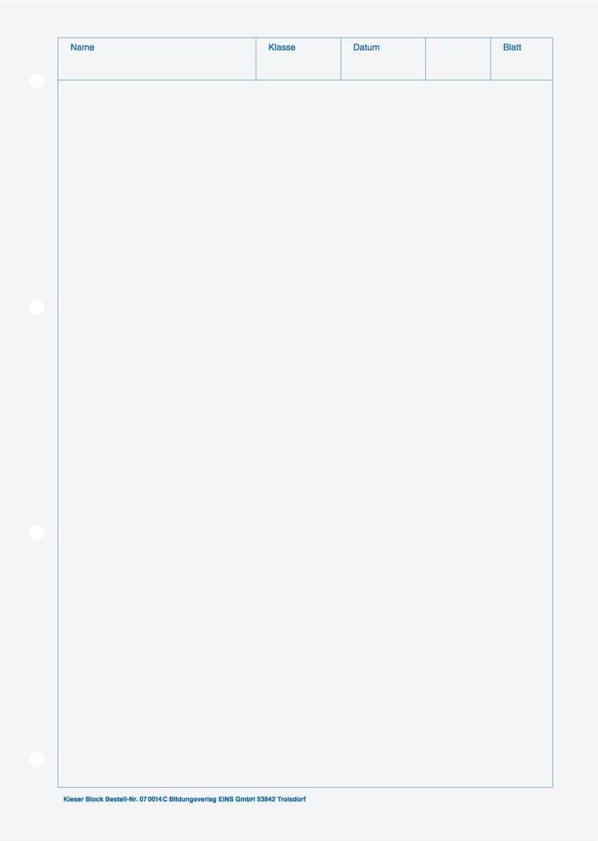 BRUNNEN Arbeitsblock DIN A4 blanko