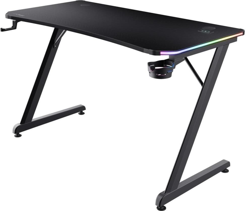 Trust Gaming GXT 709 Luminus RGB Gaming-Tisch - Schwarz