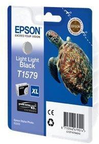 Epson Original T1579 UltraChrome K3 Druckerpatrone schwarz hell 25ml (C13T15794010)