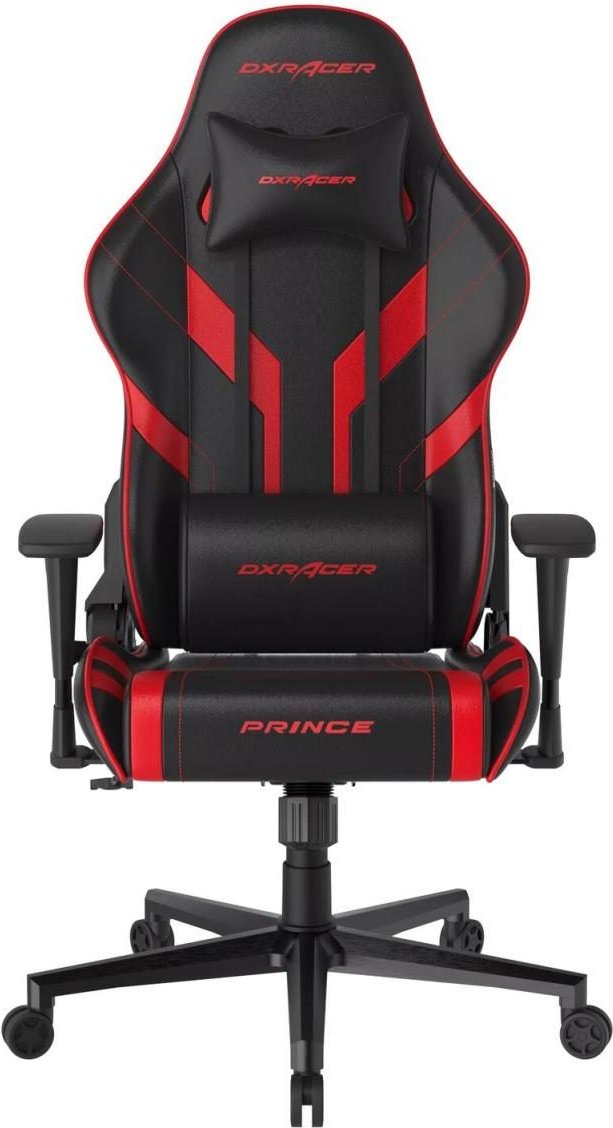 Thumbnail - DXRacer Prince Serie OH-PM88-NR Gaming-Stuhl - Regular / L - PVC Kunstleder - schwarz/rot