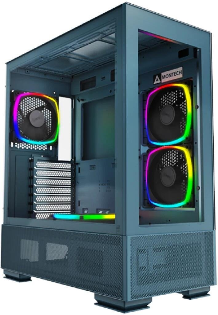 Thumbnail - Montech PC Gehäuse Sky Two Midi-Tower Blau
