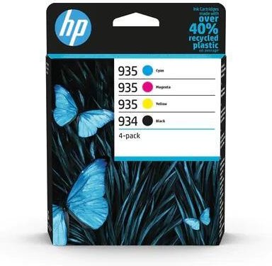 HP Original 932/933 Druckerpatronen 4er Multipack schwarz, cyan, magenta, gelb (6ZC71AE)