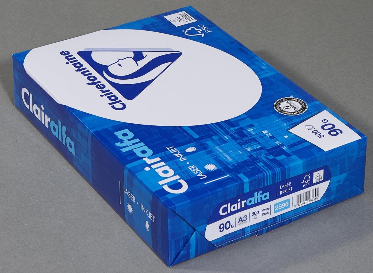 Thumbnail - Clairefontaine Kopierpapier DIN A3 90 g/m²