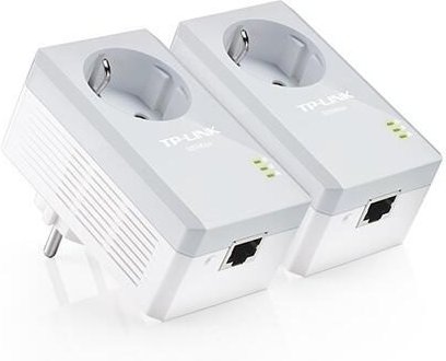 TP-LINK TL-PA4010PKIT AV500 Powerline Starterkit mit Frontsteckdose