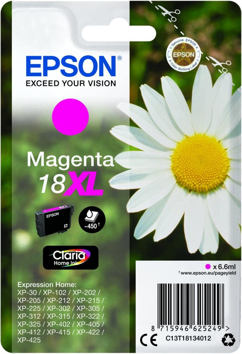 Epson Original 18XL Gänseblümchen Druckerpatrone - magenta (C13T18134012)