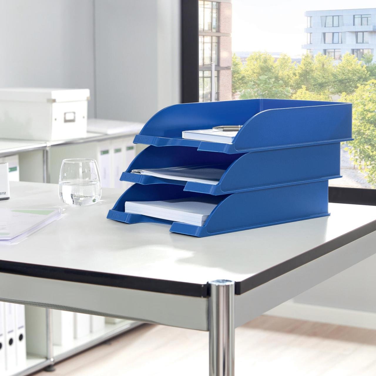 Thumbnail - LEITZ Briefablage Plus DIN A4 blau