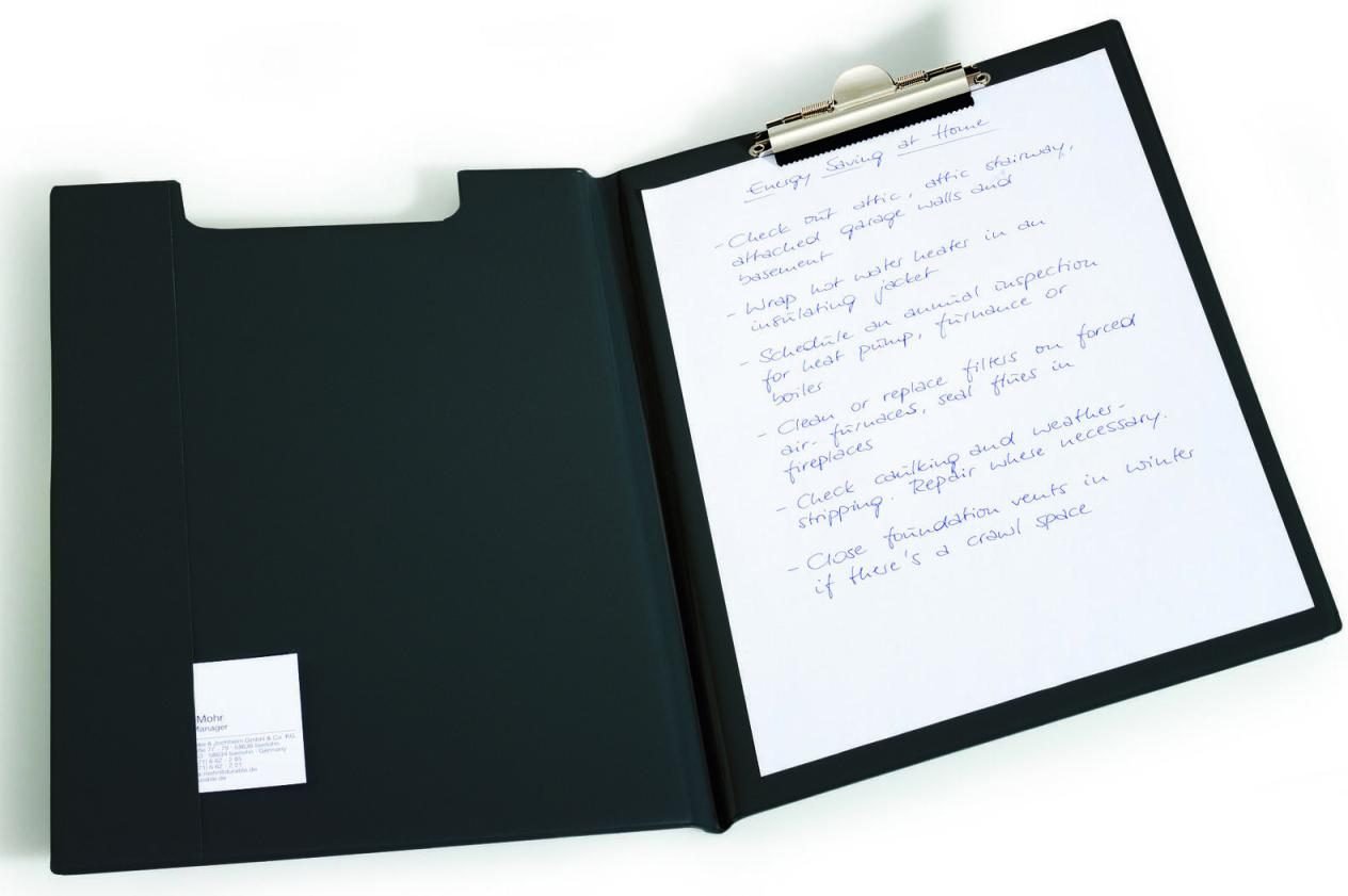 DURABLE Klemmbrettmappe DIN A4 schwarz