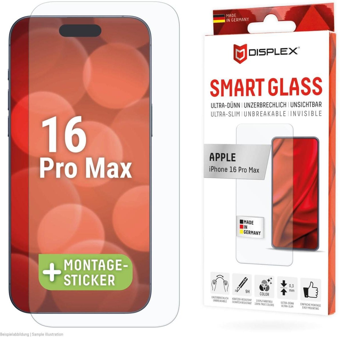 Thumbnail - DISPLEX Smart Glass Apple iPhone 16 Pro Max