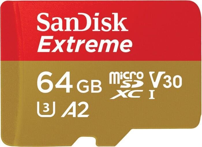 SanDisk Extreme® microSDXC 64GB + SD Adapter
