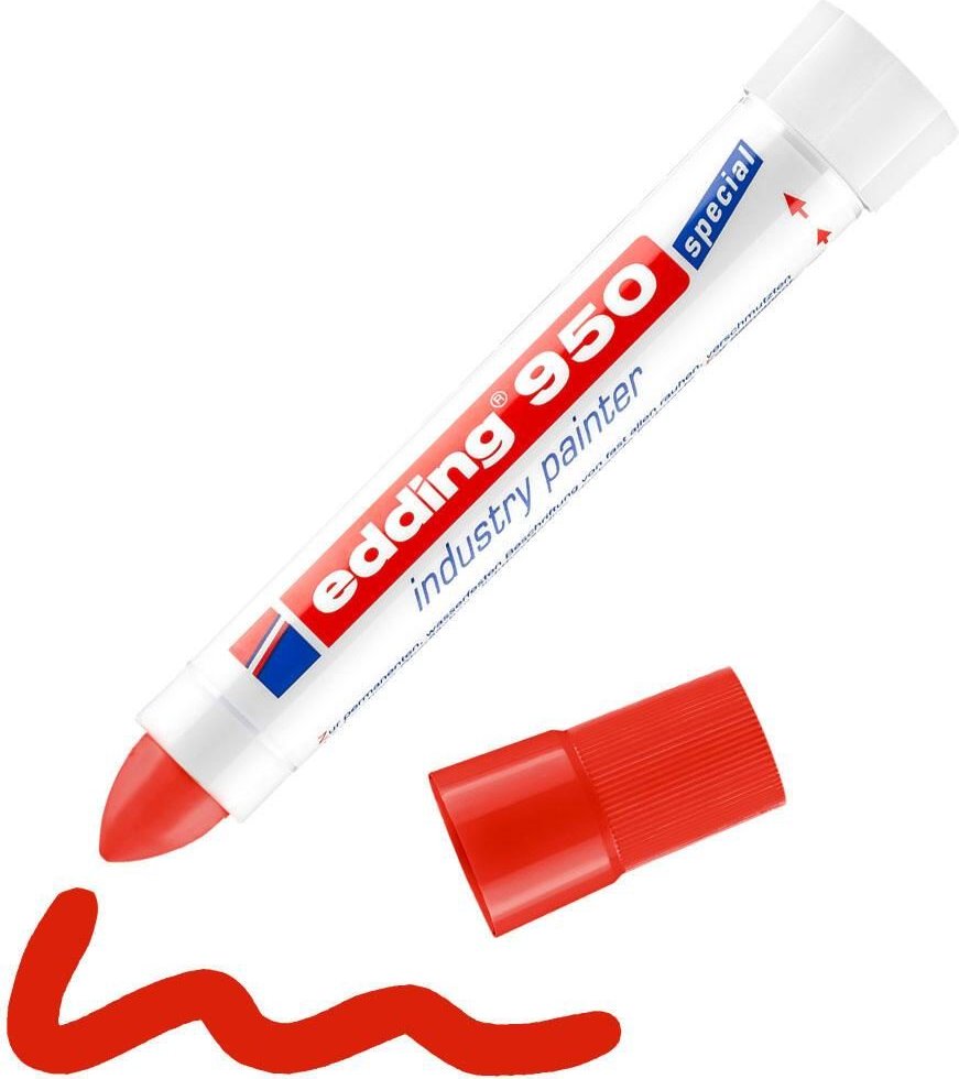 Thumbnail - edding Industriemarker 10.0 mm Rot