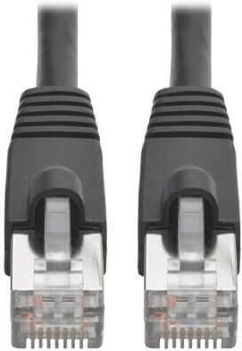 Thumbnail - Eaton Tripp Lite Series Cat6a 10G Snagless Shielded STP Ethernet Kabel (RJ45 Stecker/Stecker), PoE, Schwarz, 1 ft. (0.31