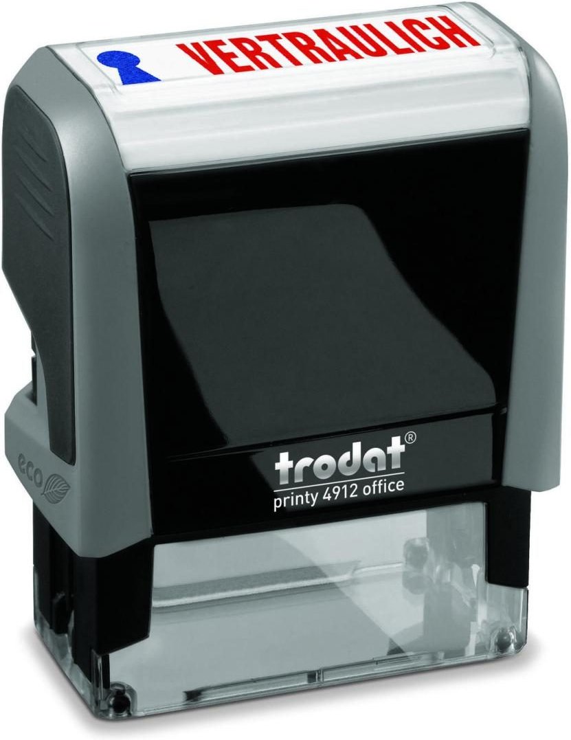 trodat Textstempel Office Ecoprinty "VERTRAULICH"
