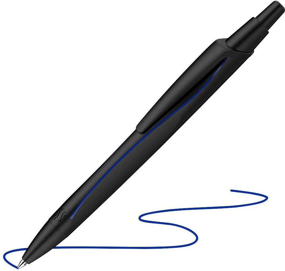 Schneider Kugelschreiber Reco schwarz - Schreibfarbe blau