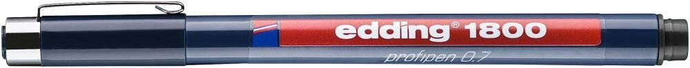 edding 1800 Fineliner 0.7 mm Schwarz