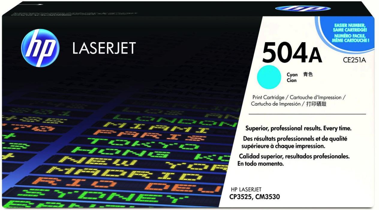HP Original 504A Toner cyan 7.000 Seiten (CE251A)