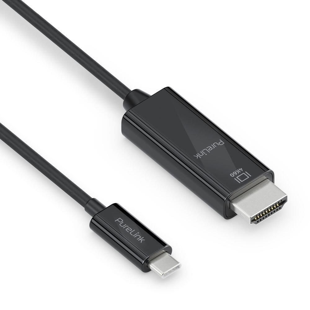 PureLink USB-C auf HDMI Kabel - 4K60 - iSerie - schwarz - 1,50m
