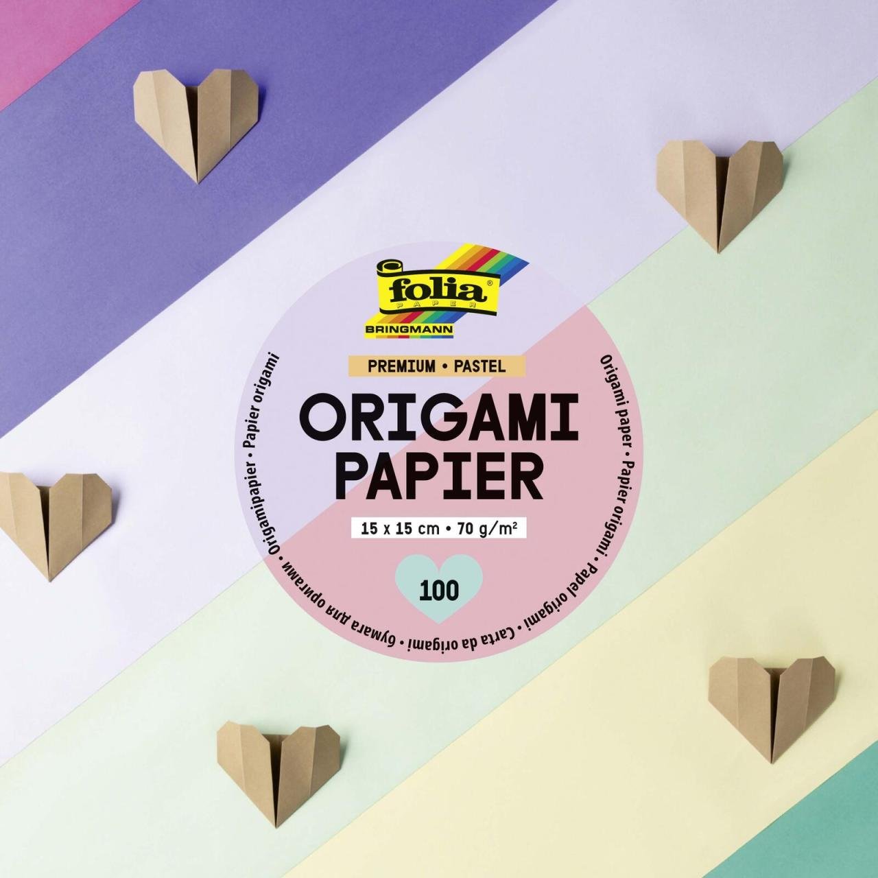 folia Faltblätter pastell