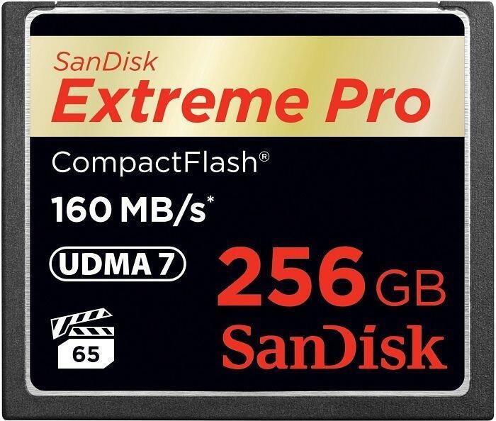 SanDisk Extreme PRO CompactFlash Speicherkarte 256GB