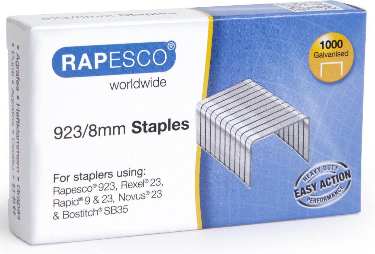 Thumbnail - RAPESCO® Heftklammern 12.5 mm 23/8