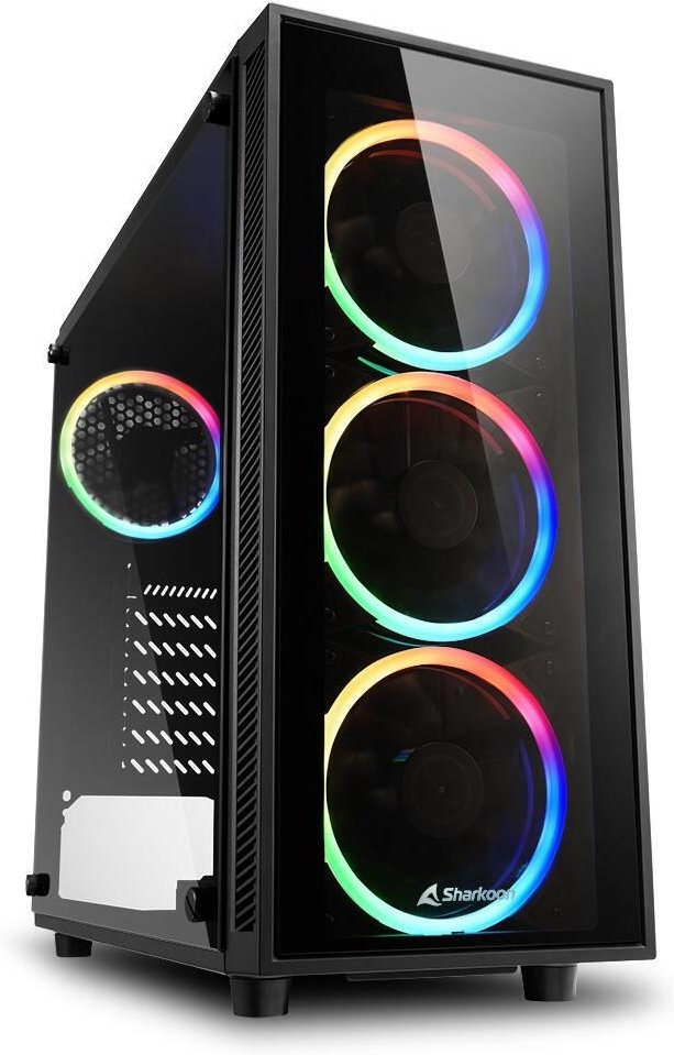 Sharkoon PC Gehäuse TG4 RGB ATX schwarz