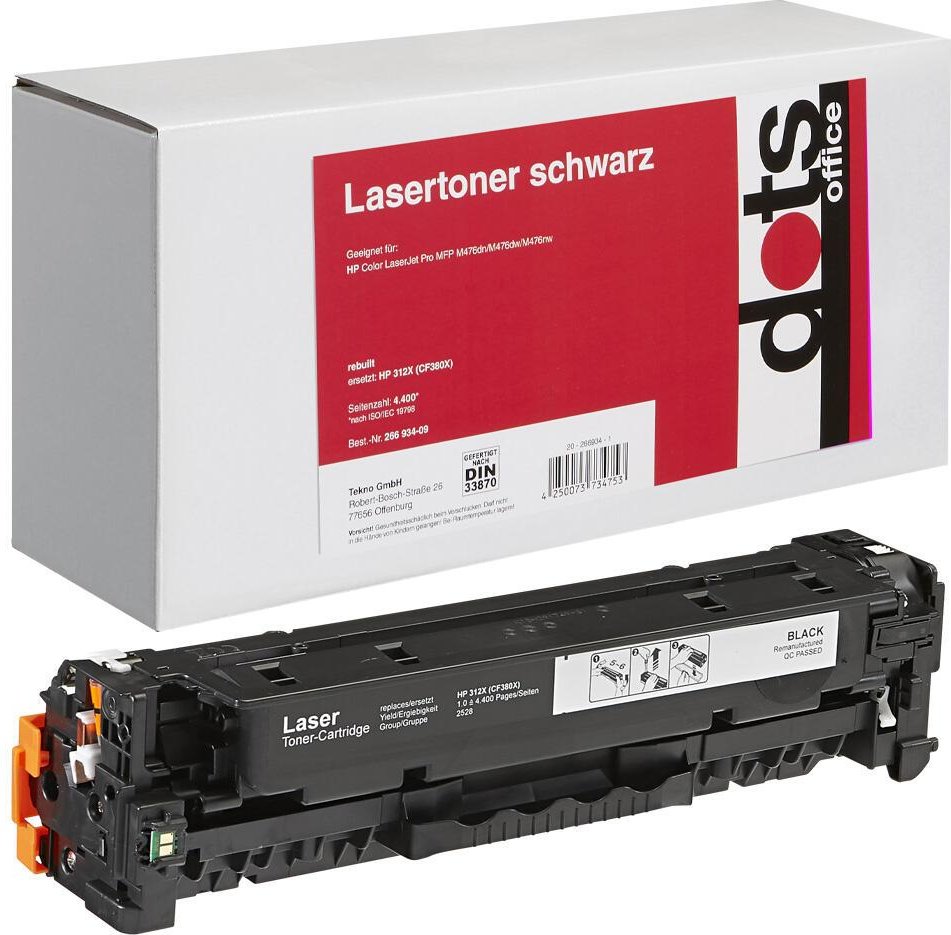 Thumbnail - dots Toner kompatibel zu HP 312X (CF380X) schwarz