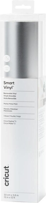 Cricut Vinylfolie wiederablösbar 33 cm x 3.6 m silber
