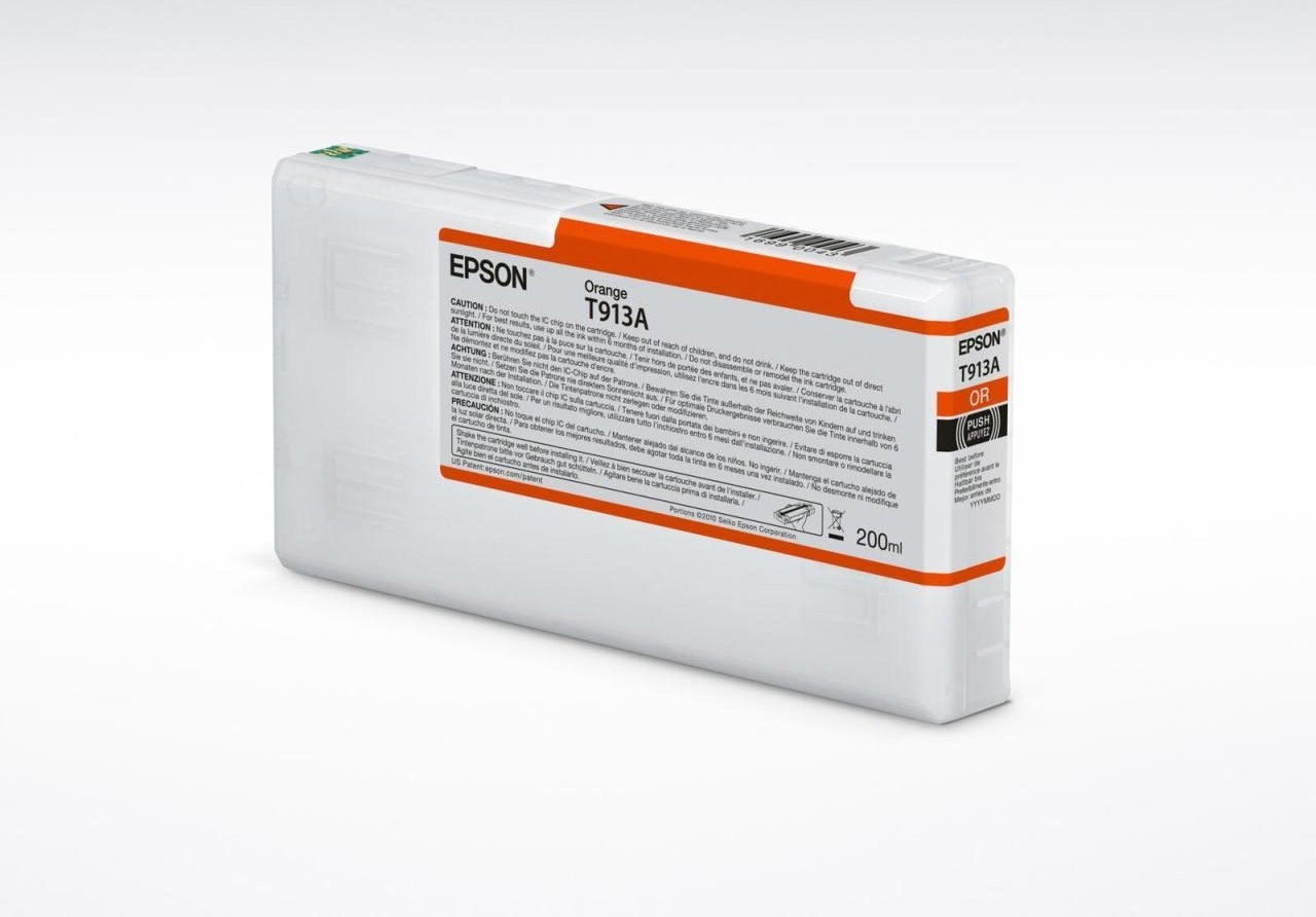 Epson Original T913A Druckerpatrone orange 200ml (C13T913A00)