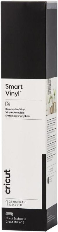 Thumbnail - Cricut Vinylfolie wiederablösbar 33 cm x 6.4 m schwarz