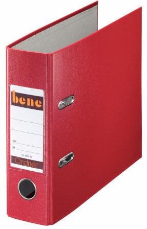 bene Ordner Rückenbreite 7.5 cm DIN A5 quer Kunststoff rot