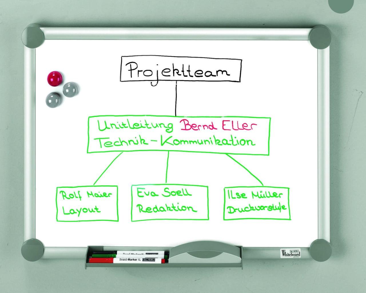 Thumbnail - MAUL Whiteboard 2000 MAULpro 60,0 x 45,0 cm weiß