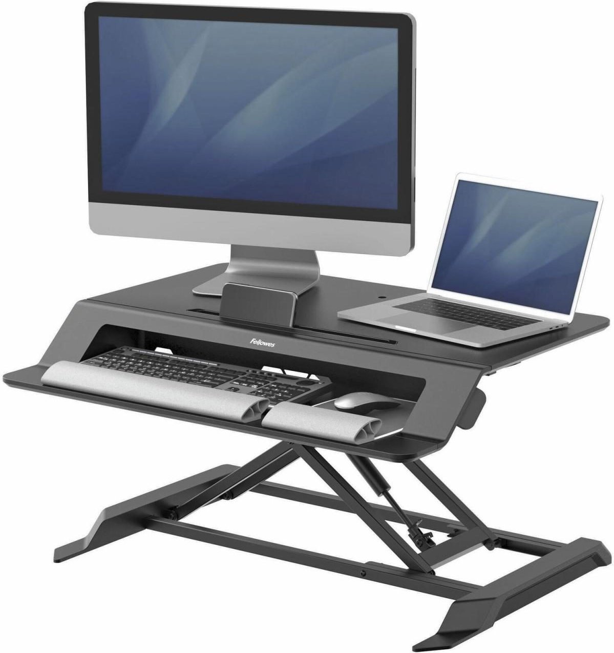 Fellowes Monitorständer Lotus LT Sitz-Steh Workstation schwarz