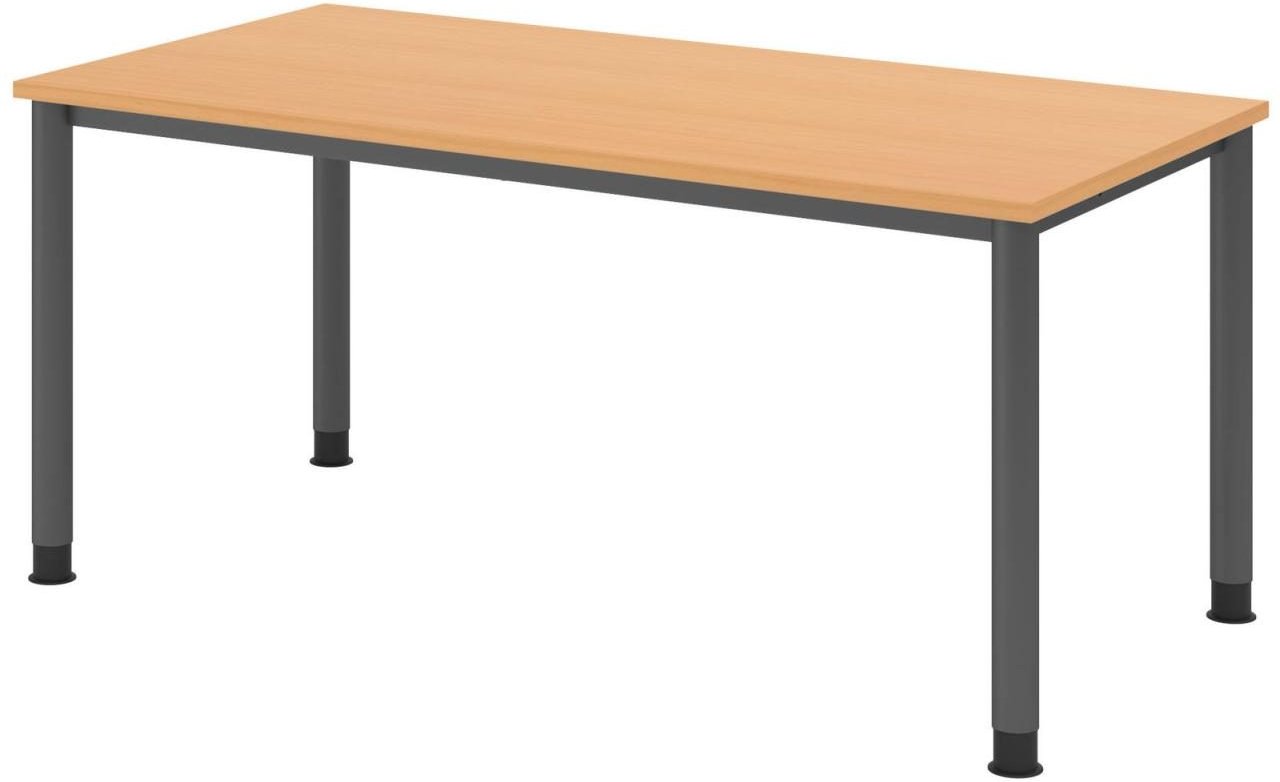 HAMMERBACHER höhenverstellbarer Schreibtisch VHS16/6/G buche