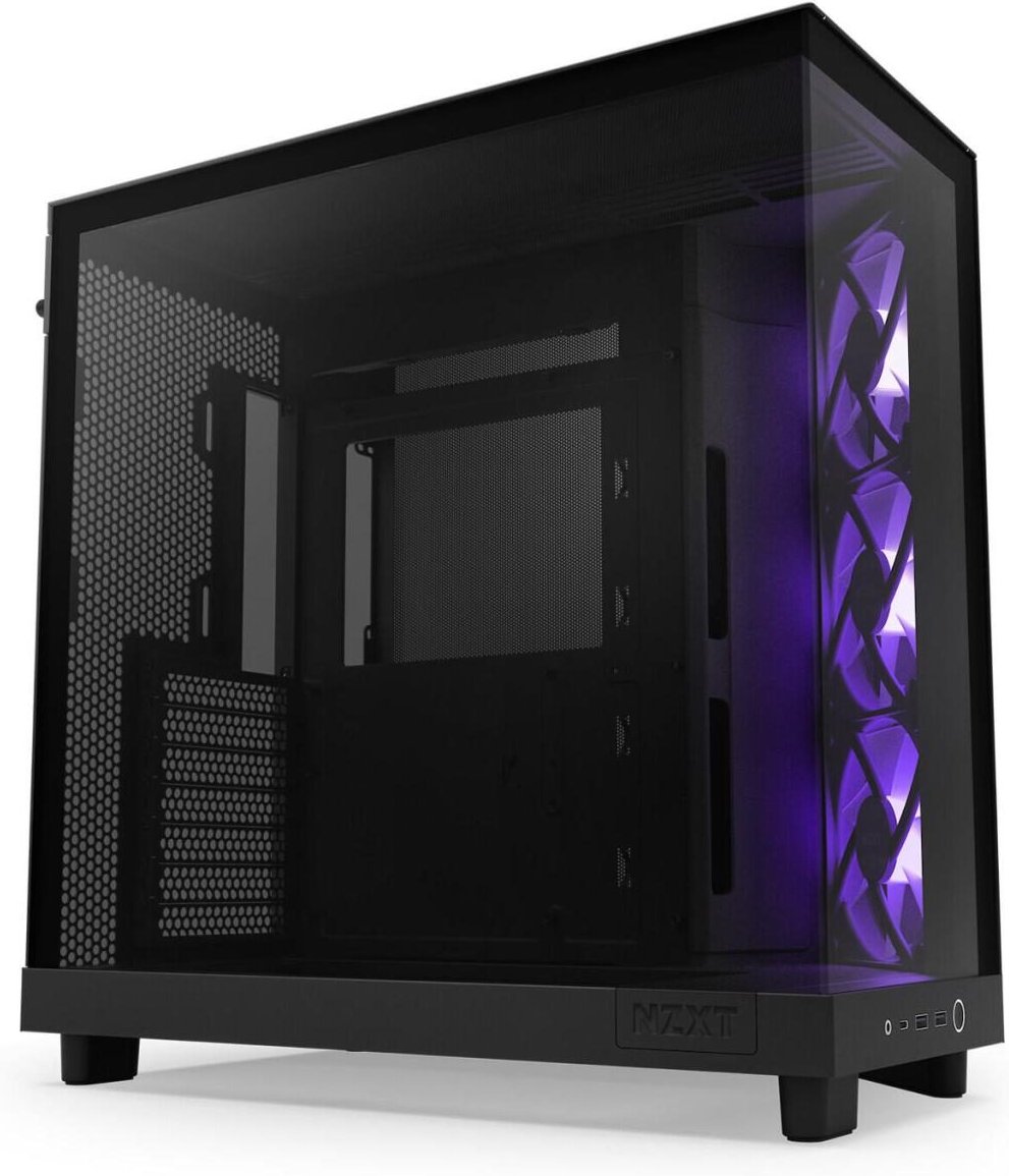 NZXT H6 Flow RGB Midi-Tower-Gehäuse schwarz