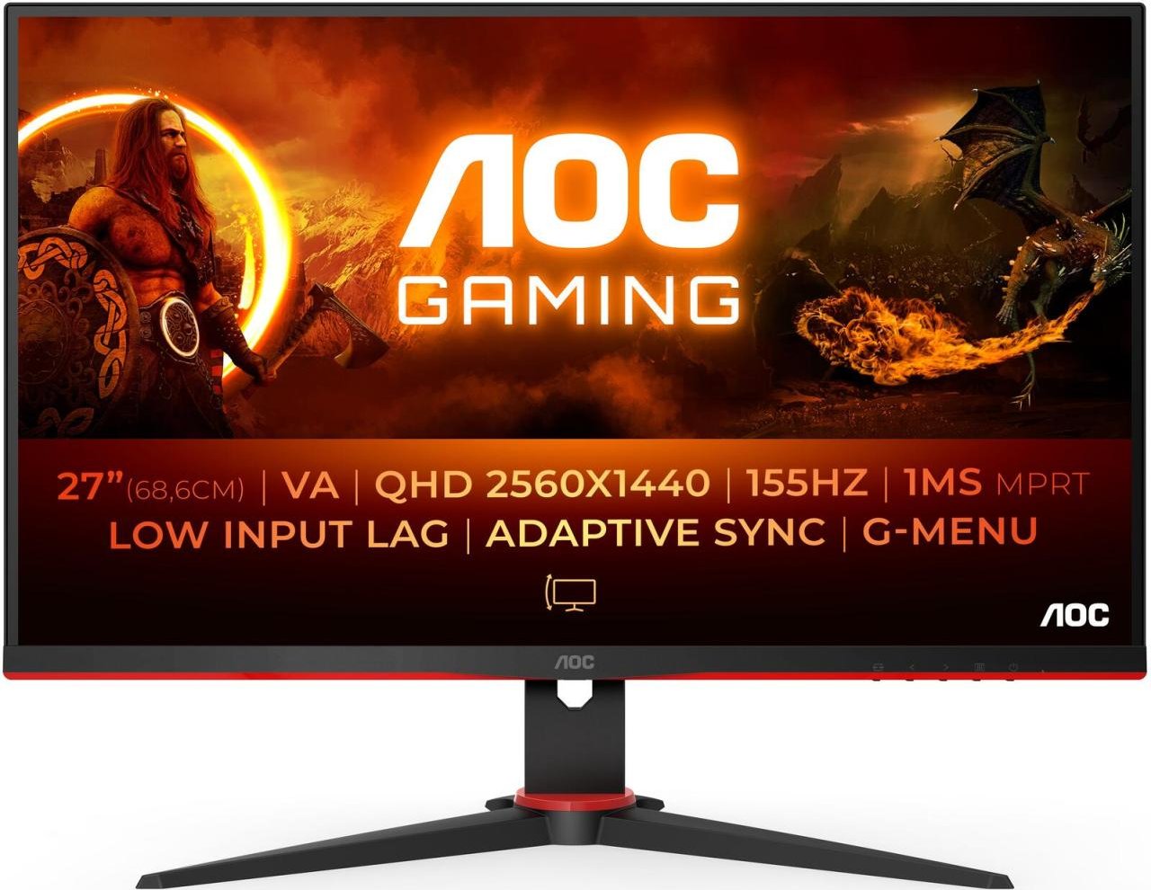 AOC Q27G2E/BK Gaming Monitor 68,6 cm (27 Zoll)
