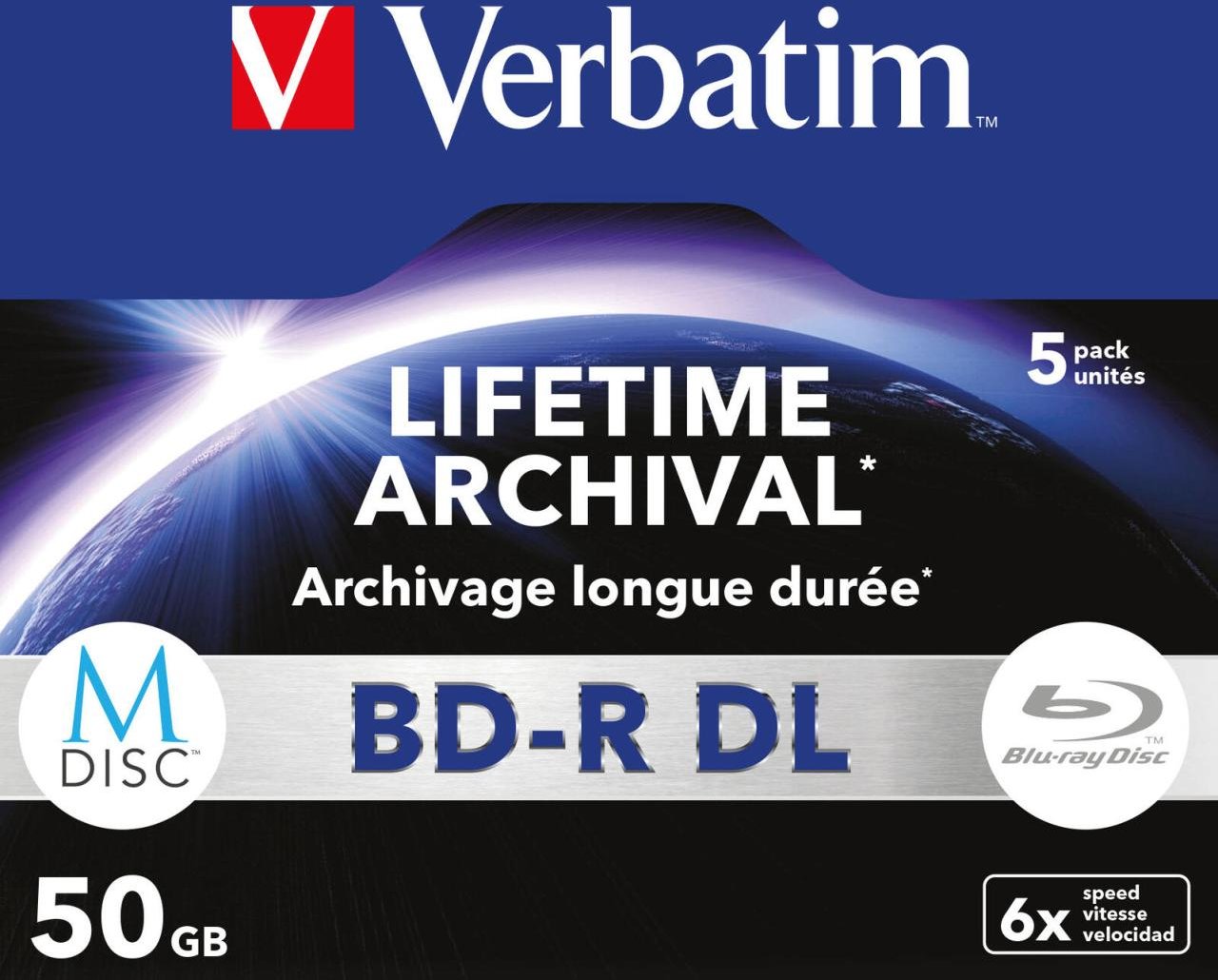 Verbatim Blu-Ray Bd-R 50GB Jewel Case