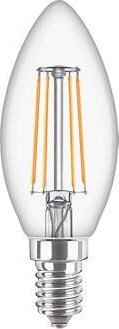 Thumbnail - Philips CorePro - Glühbirne mit LED-Filament - Form: B35 - klar Finish - E14 - 4.3 W - Warmweiß - 2700 K