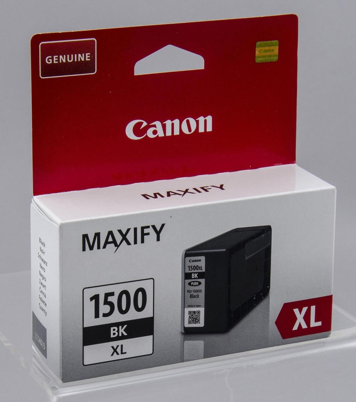 Canon Original PGI-1500XL BK Druckerpatrone schwarz 1.200 Seiten (9182B001)