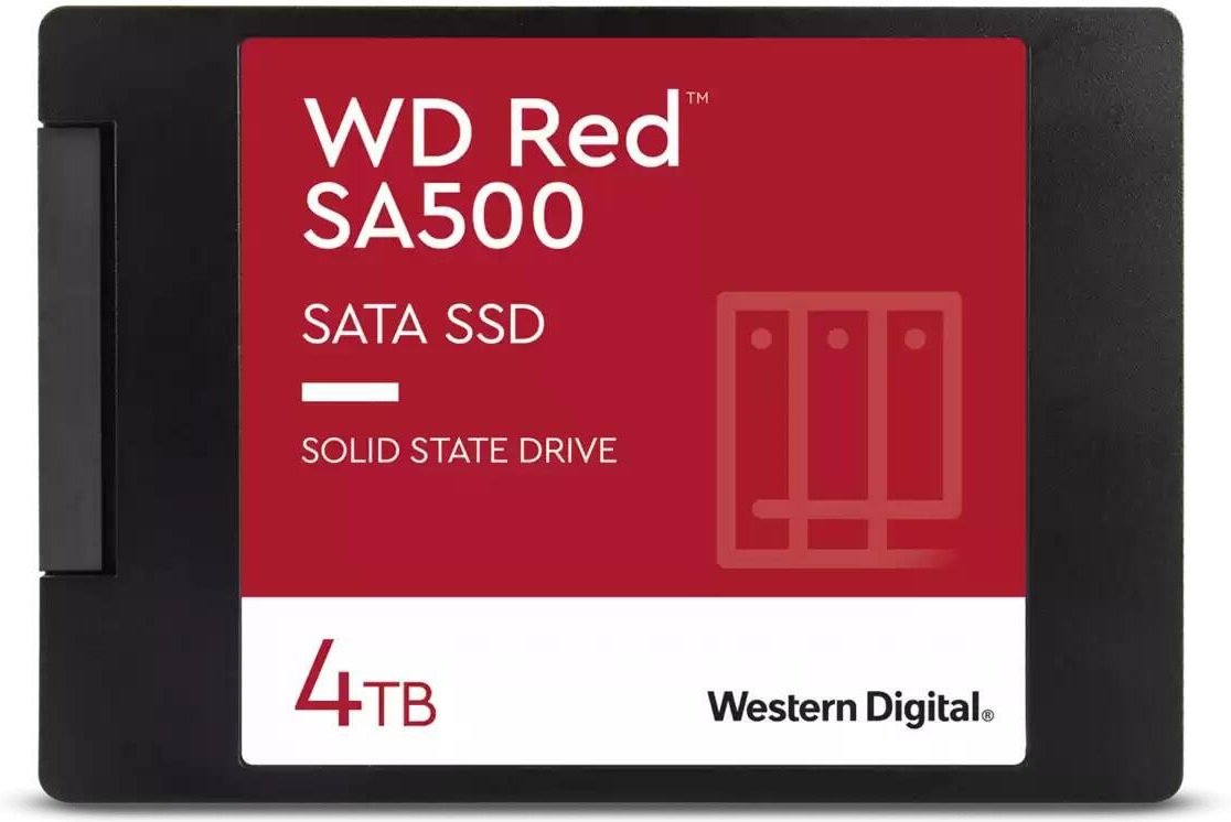 WD Red™ SA500 NAS SATA SSD 2,5” mit Gehäuse 4 TB