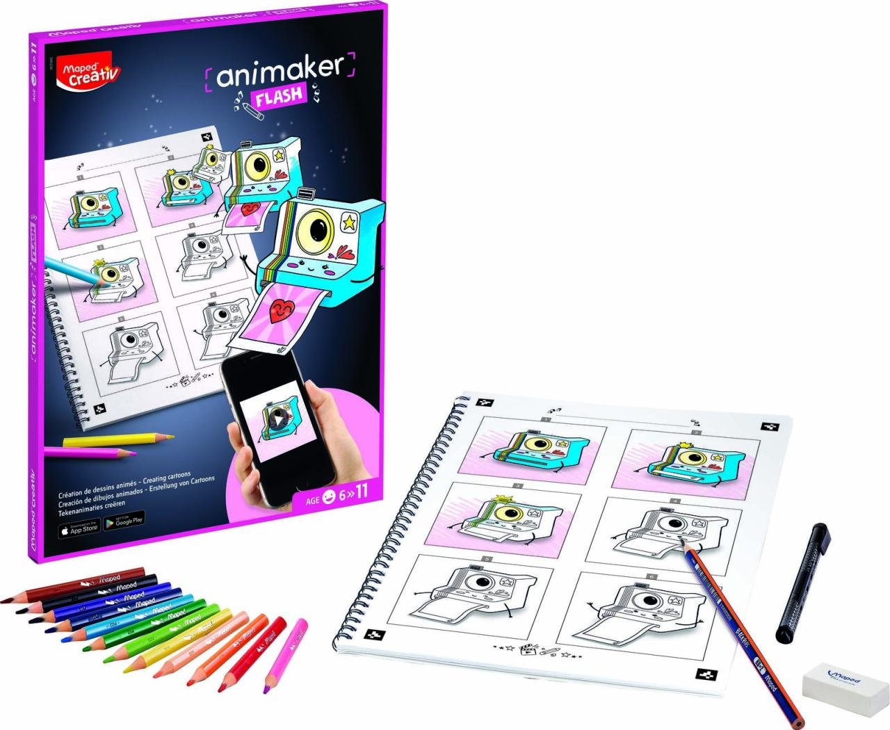 Thumbnail - Maped® Creativ Malset Comic-Gestalter poetic Mehrfarbig