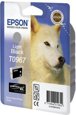 Epson Original T0967 Druckerpatrone UltraChrome K3 - light black (C13T09674010)