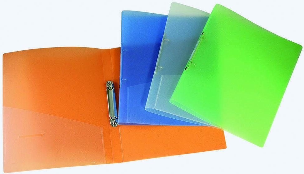 Thumbnail - DONAU Ringbücher 2-Ringe DIN A4 3.4 cm weiß, blau, grün, orange