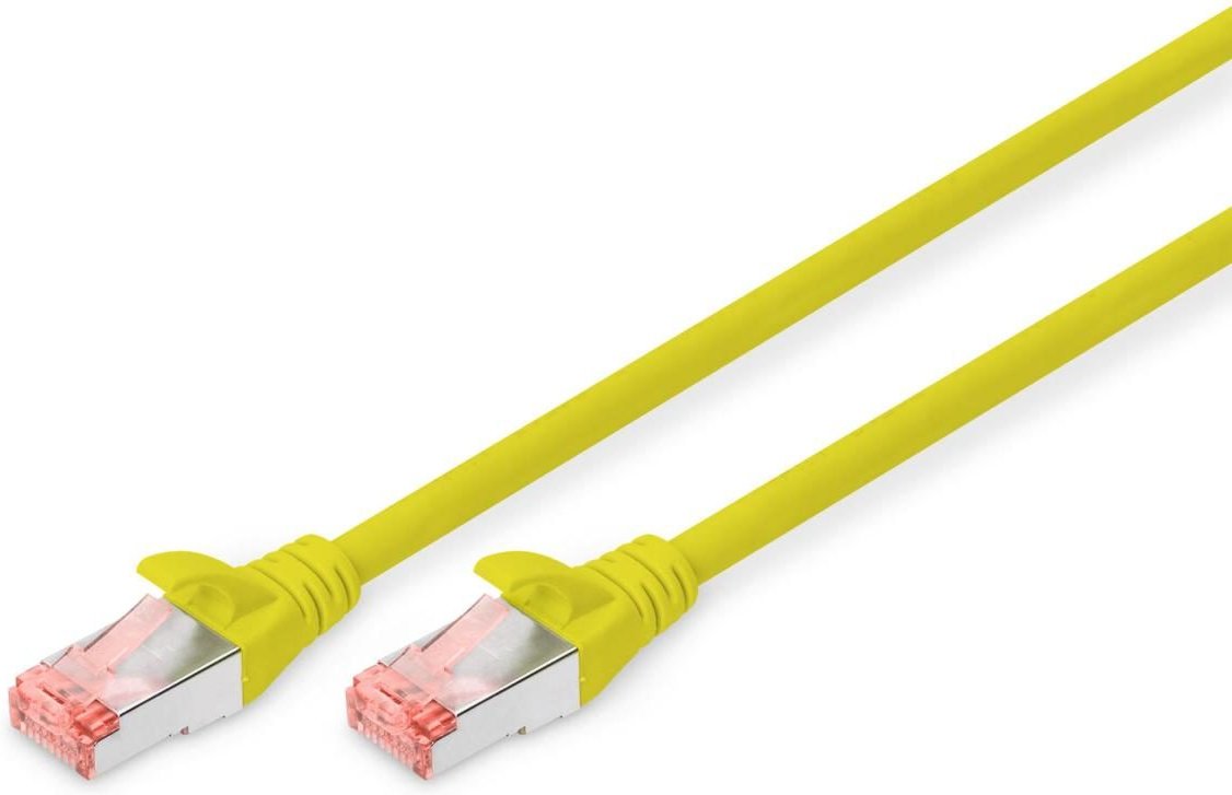Thumbnail - DIGITUS Patch-Kabel RJ-45 (M) zu RJ-45 (M) 2m Kupfer S/FTP Cat 6 gelb (DK-1644-020/Y)