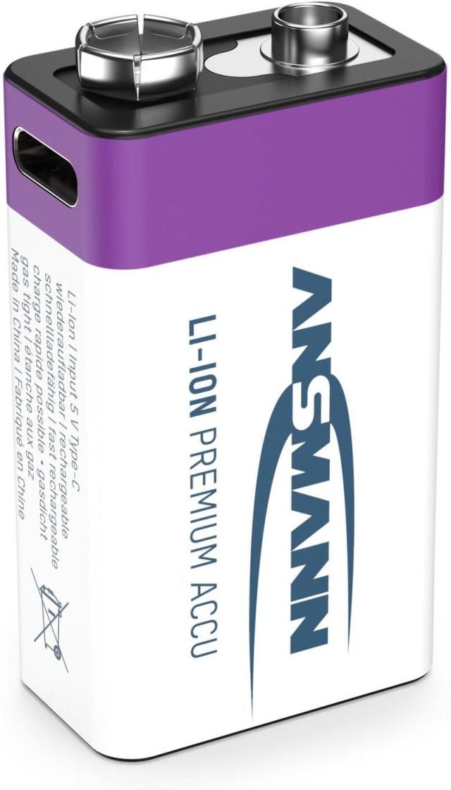 Thumbnail - ANSMANN Akkus E-Block 9 V