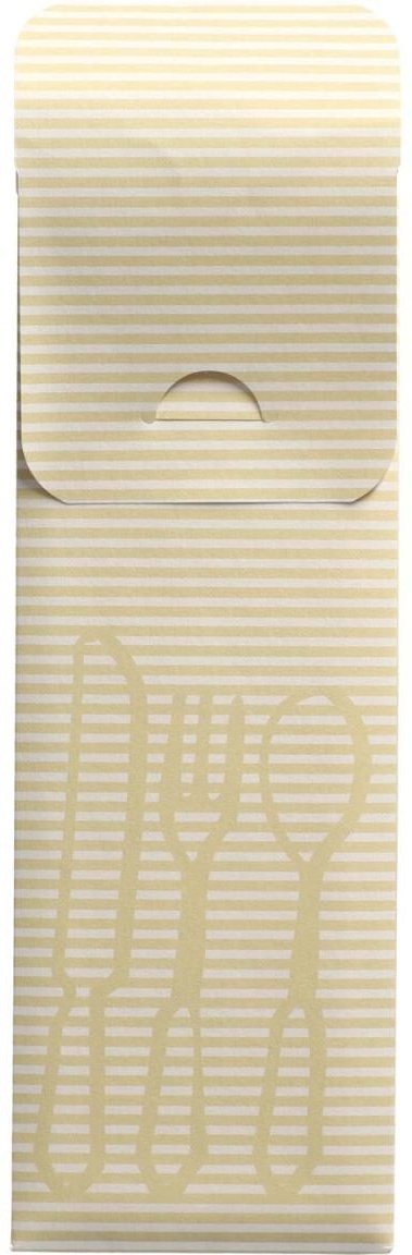 PAPSTAR Bestecktaschen 7,3 x 23,5 cm creme