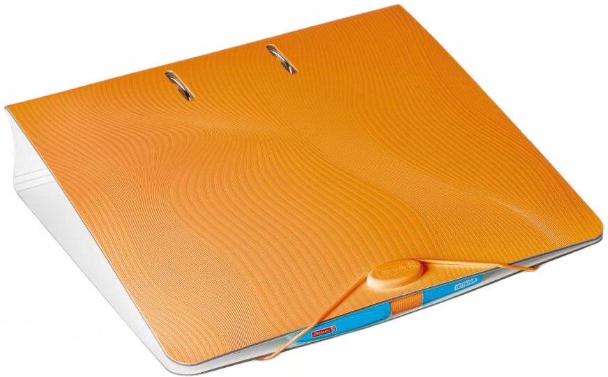 Thumbnail - BRUNNEN Ordner Rückenbreite 7 cm DIN A4 Kunststoff orange