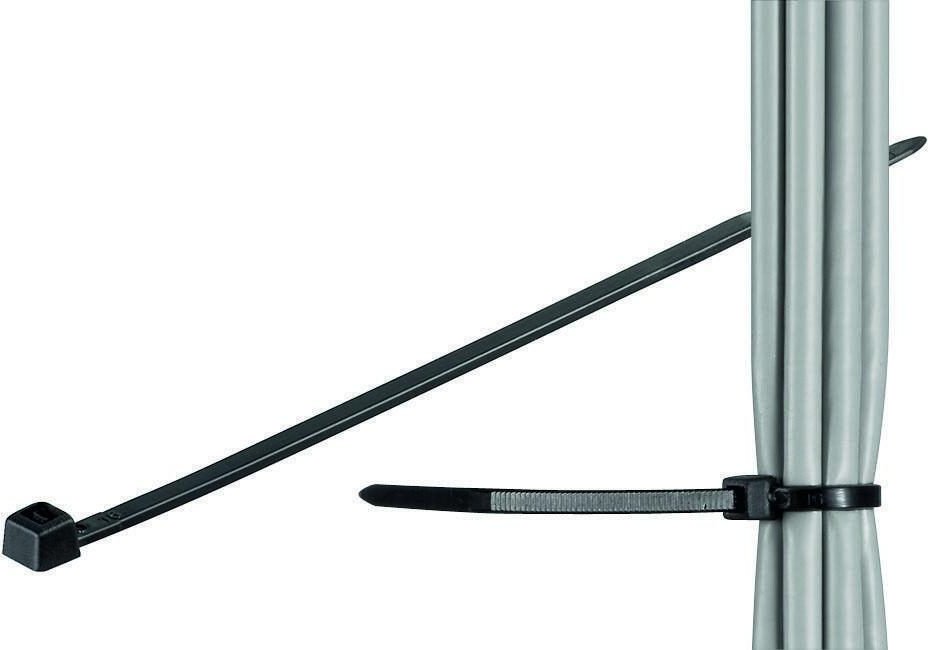 fixPOINT Kabelbinder schwarz