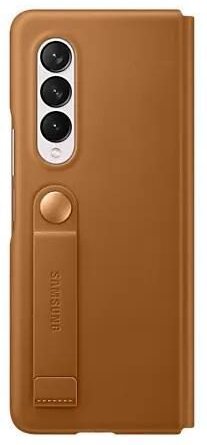 Leather Flip Cover EF-FF926 für das Galaxy Z Fold3 5G (Camel)