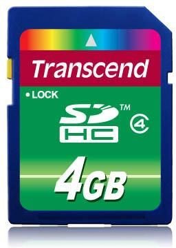 Transcend TS4GSDHC4 Speicherkarte 4 GB